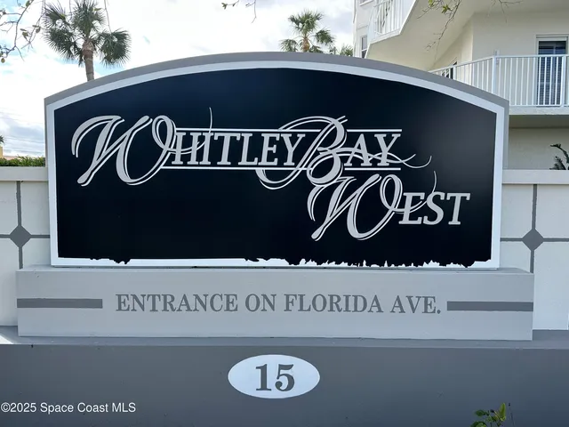 a front view of a building