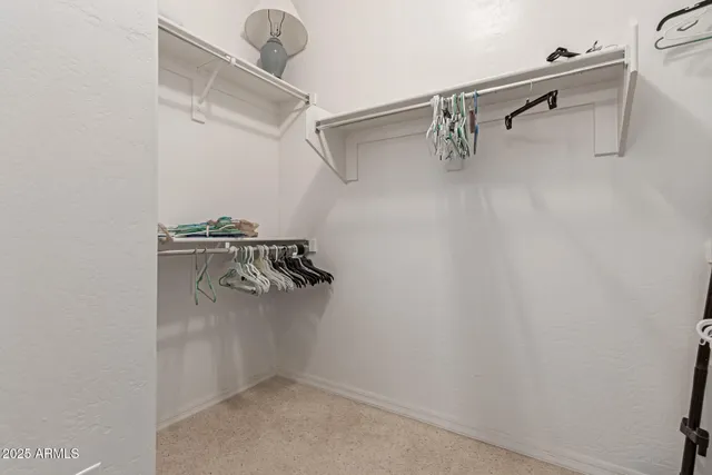 a view of walk in closet