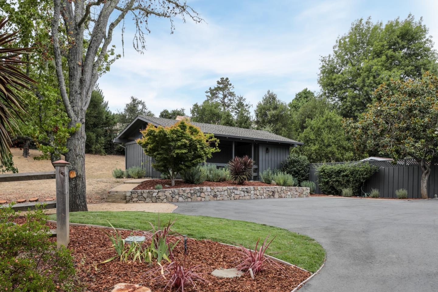 460 Cervantes Road Portola Valley, CA 94028 - Photo 25 of 45 a view of a house with a yard