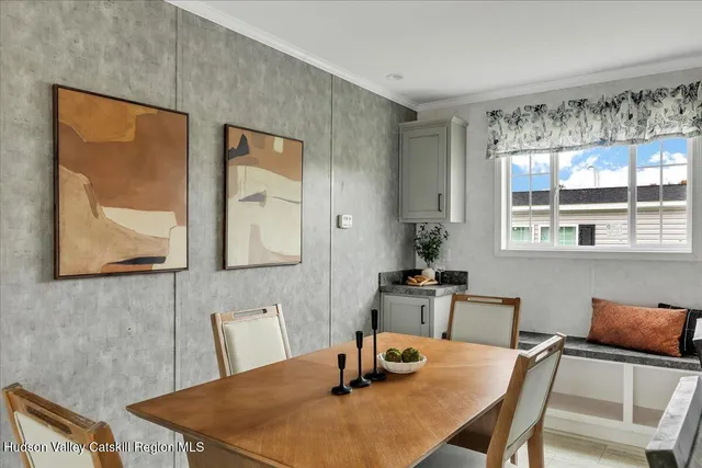 a room with furniture and window