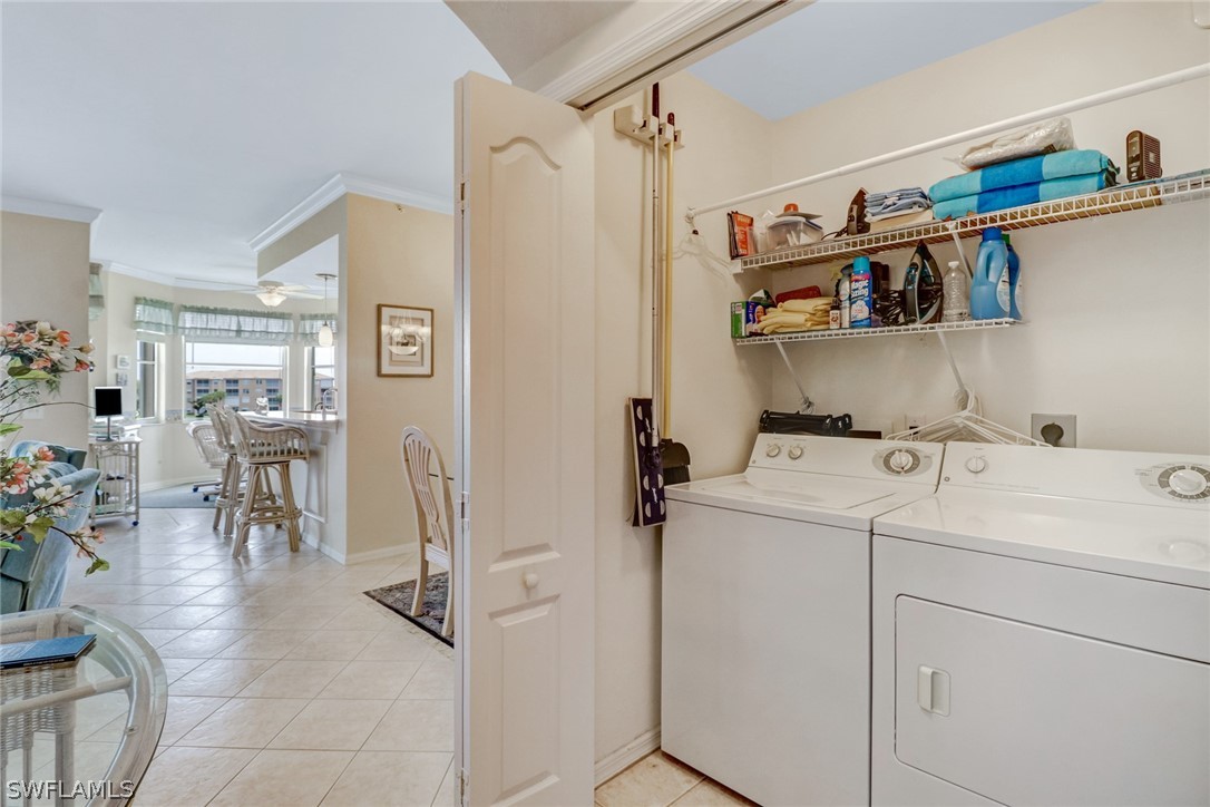 14101 Brant Point Circle, Unit 3303 Fort Myers, FL 33919 - Photo 17 of 30 a view of a storage & utility room with lots of racks