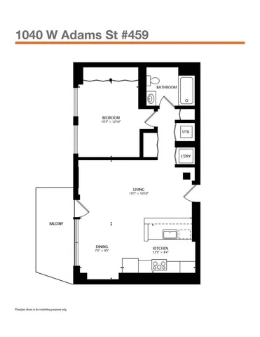 $350,000 | 1040 West Adams Street, Unit 459, Chicago, IL 60607
