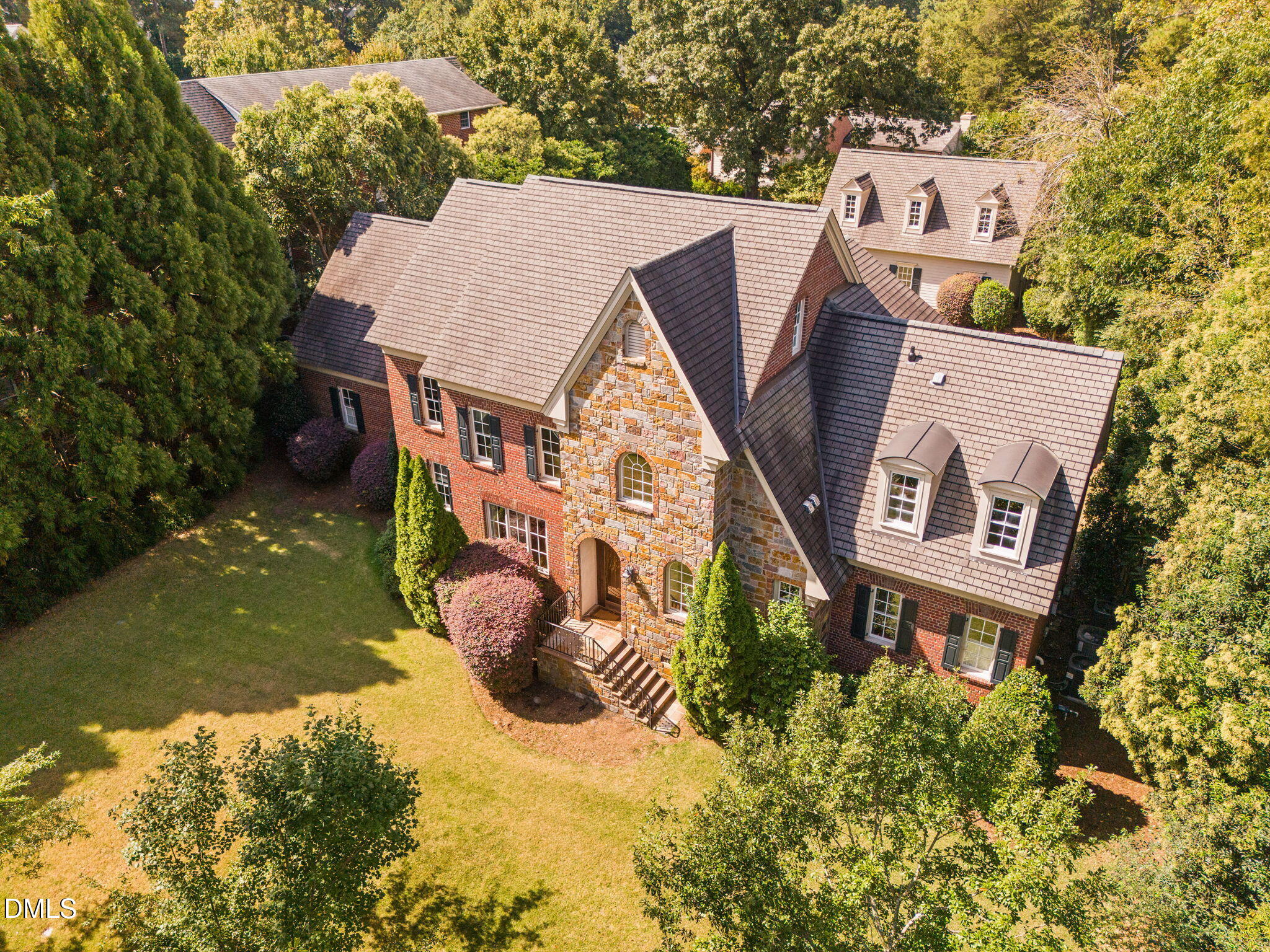 1505 Chester Road Raleigh, NC 27608 - Photo 69 of 80 an aerial view of a house with yard swimming pool and outdoor seating