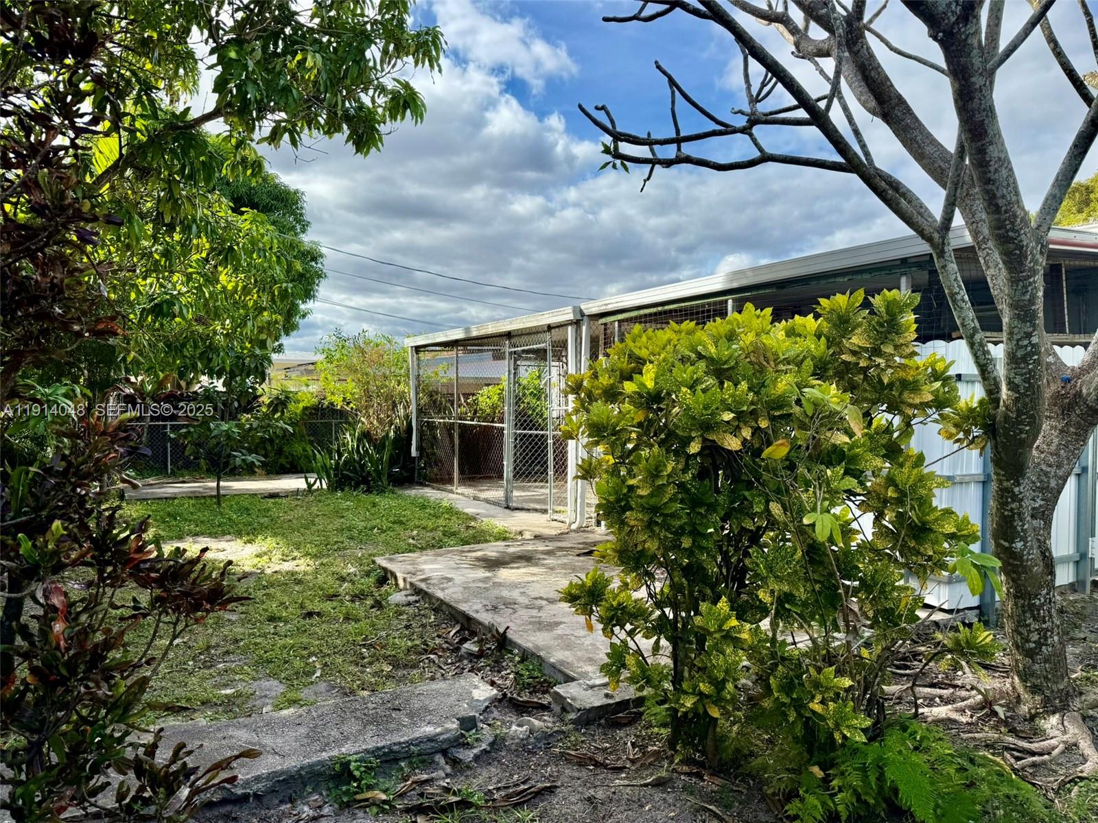 3000 Northwest 5th Street Miami, FL 33125 - Photo 43 of 54 a view of a backyard with plants and a backyard