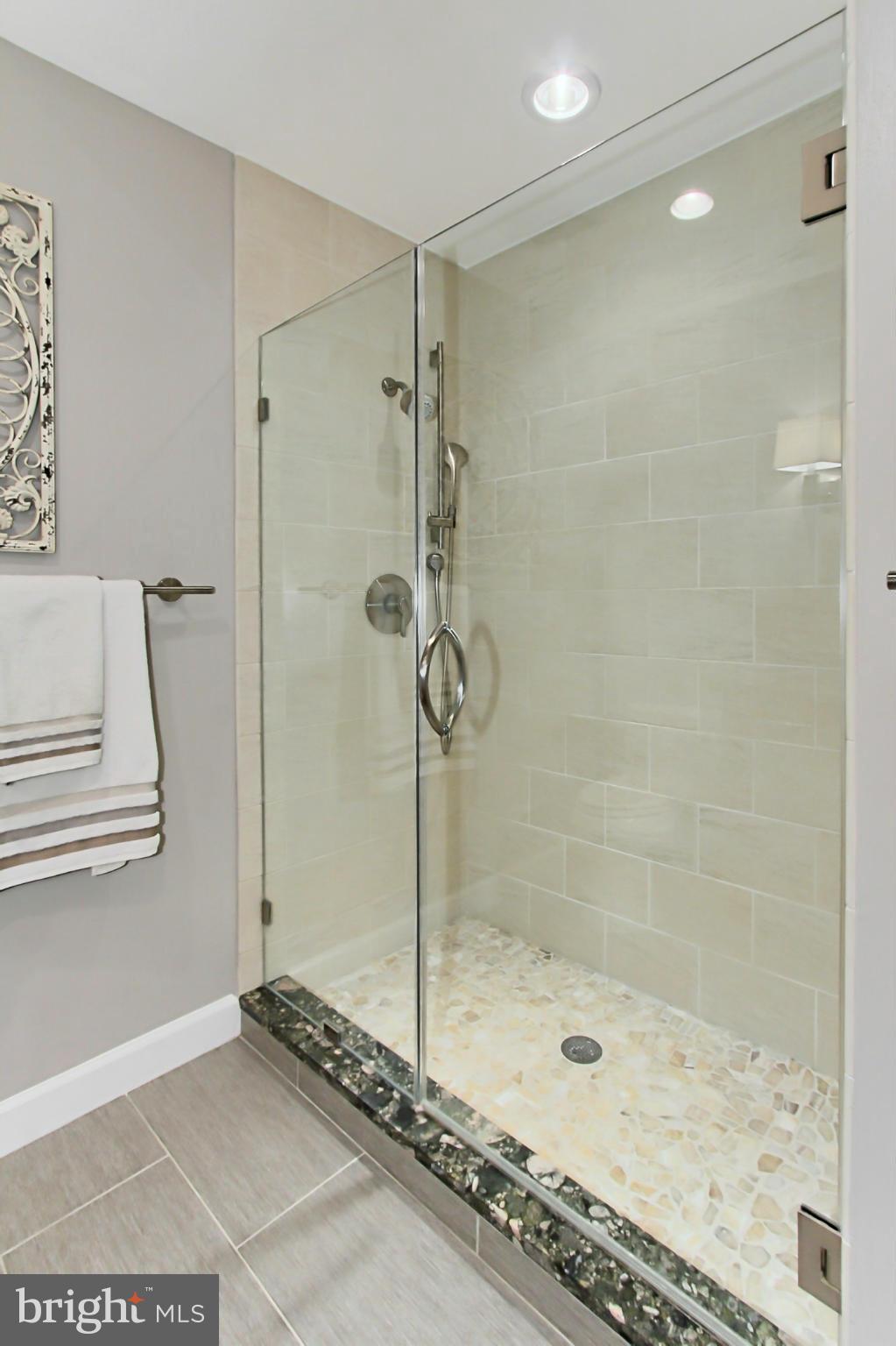 7376 Clifton Road Clifton, VA 20124 - Photo 15 of 25 Beautiful walk in shower