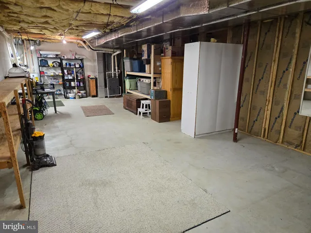 a view of storage and utility room