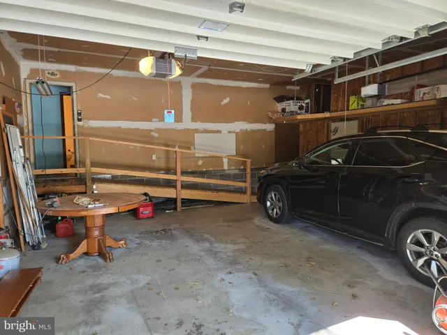 a view of car garage