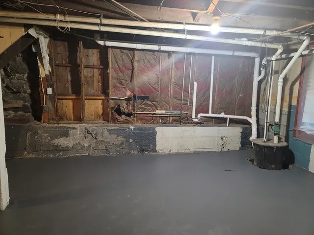 a view of water heater room