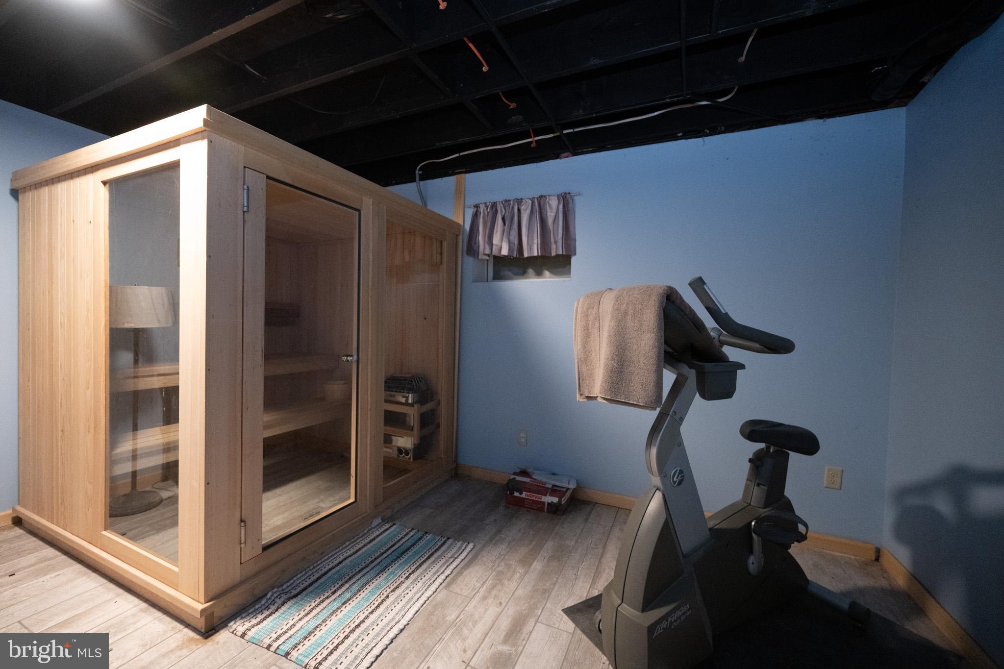 3836 Chestnut Grove Road Swanton, MD 21561 - Photo 100 of 111 a view of a room with gym equipment