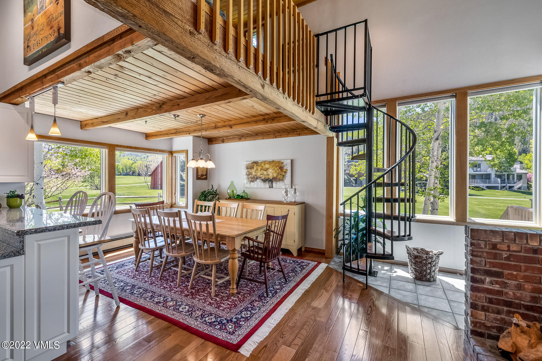 8 Deer Boulevard Eagle-Vail, CO 81620 - Photo 4 of 34 a view of a dining room with furniture window and outside view