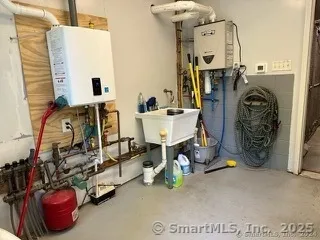 a room with gym equipment