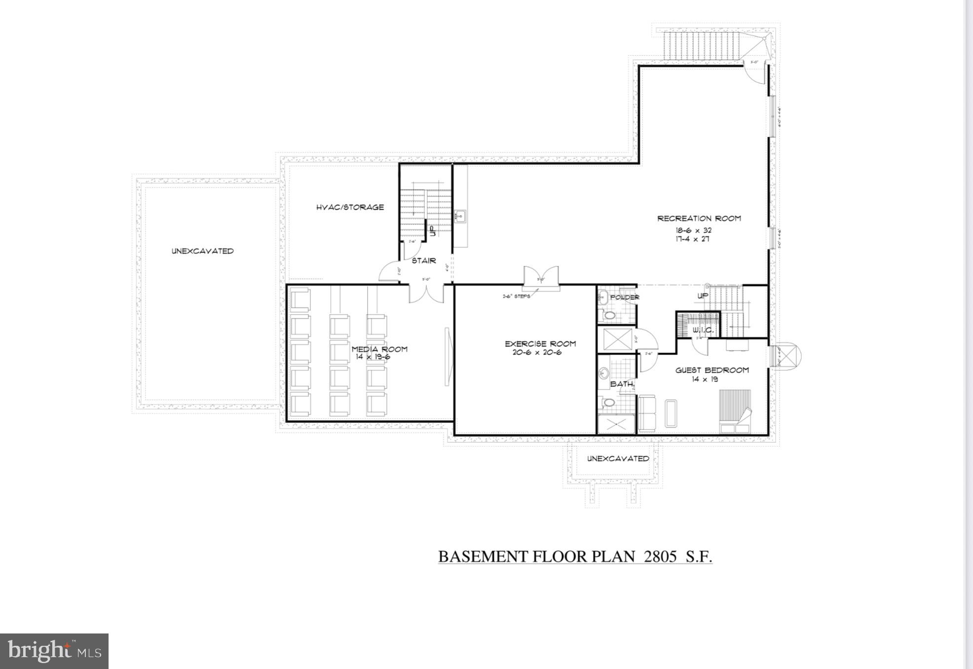 1142 Cameron Road Alexandria, VA 22308 - Photo 5 of 5 Spacious basement floor plan layout.