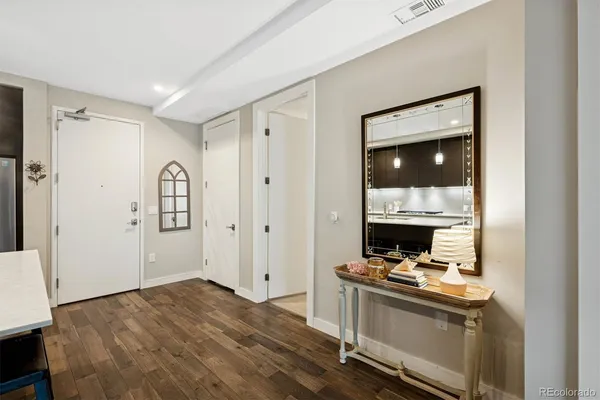 a view of kitchen and utility room