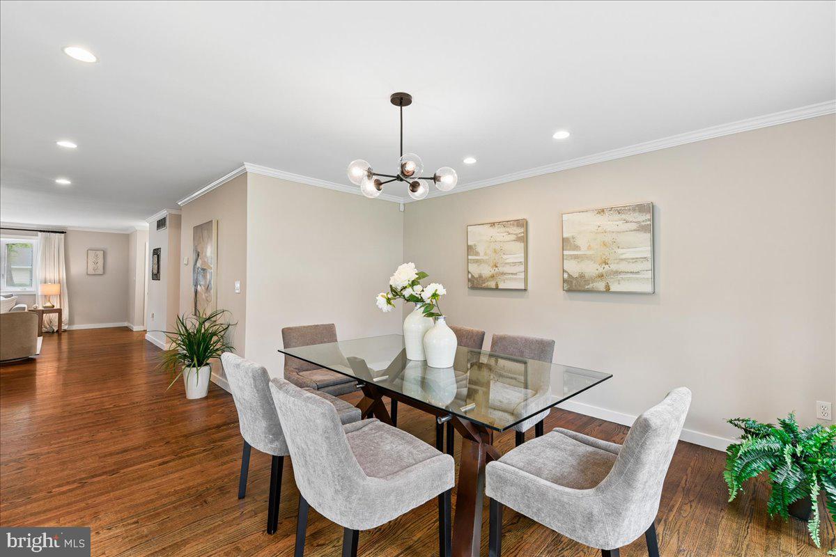 222 Spring Gap South Laurel, MD 20724 - Photo 9 of 60 Modern dining space with elegant decor.