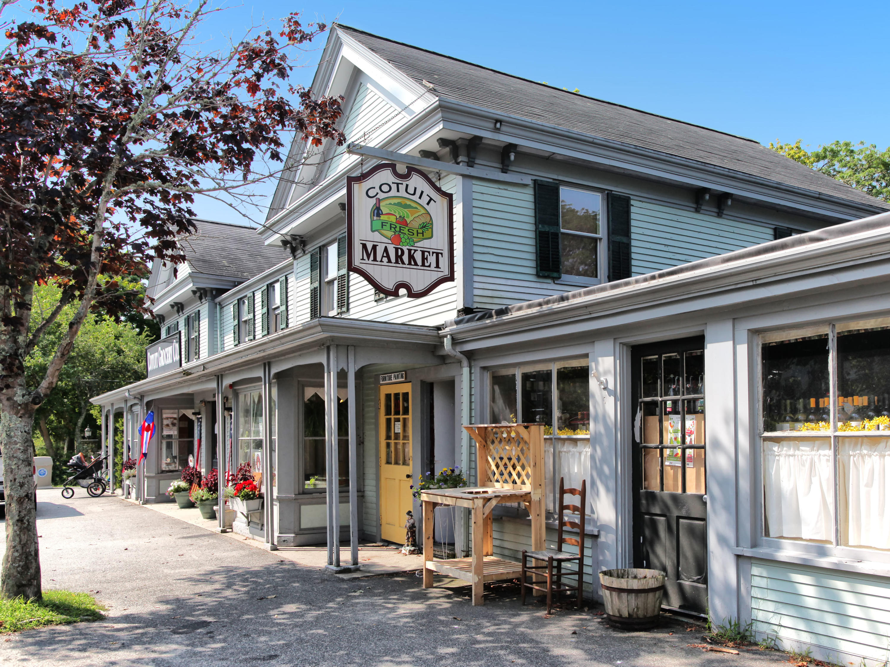 230 Santuit Road Cotuit, MA 02635 - Photo 42 of 46 a view of a building with sitting area