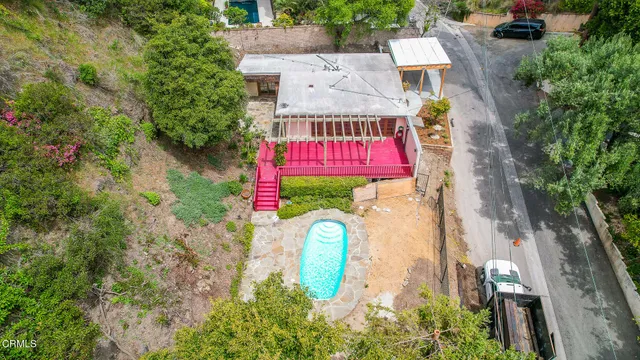 a bird view of building