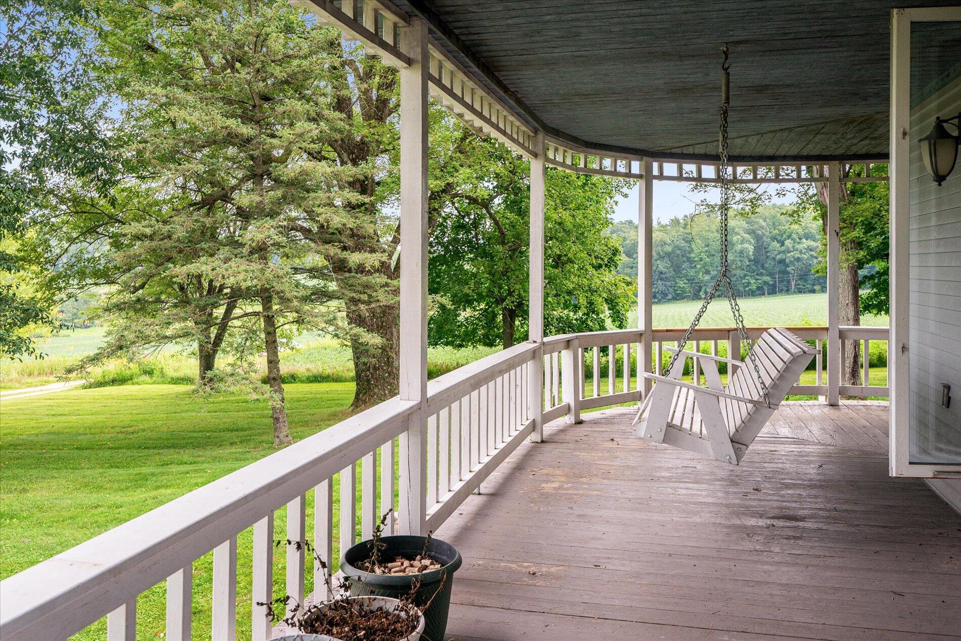 E7530 Hinkst Hollow Road Franklin, WI 54665 - Photo 6 of 45 Covered Wrap Around Porch