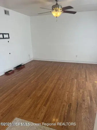 a view of wooden floor