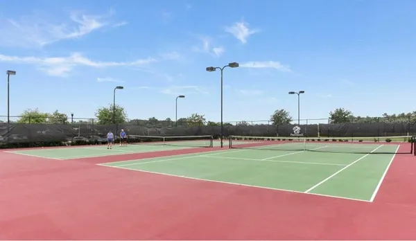 a view of a tennis court