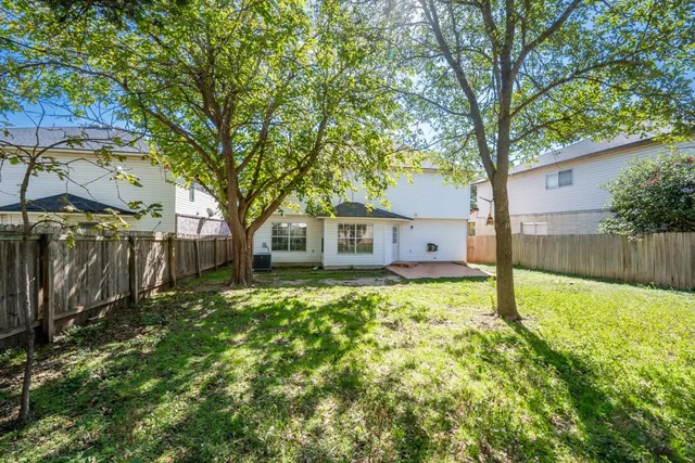 a house view with a outdoor space