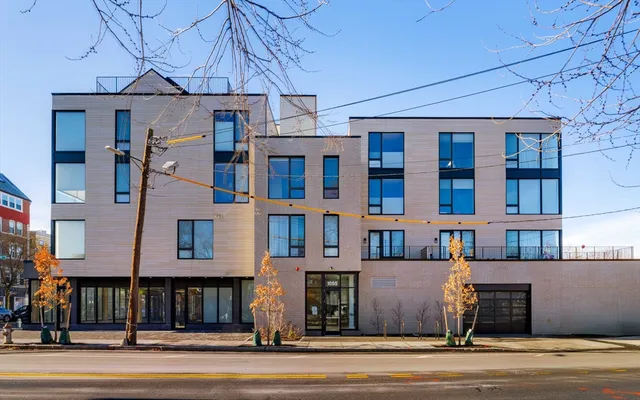 a view of a city that has a lots of windows