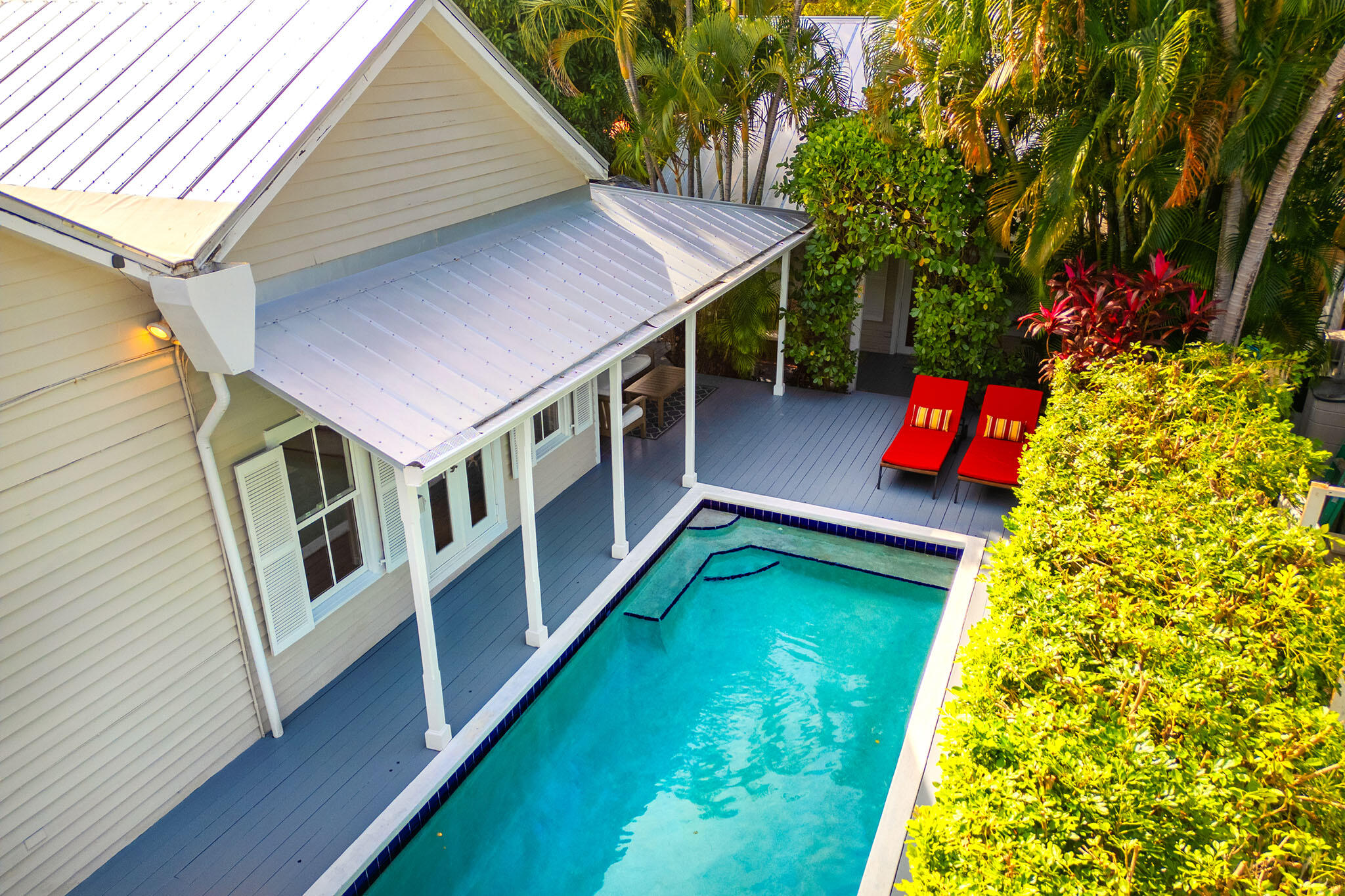 1114 Packer Street Key West, FL 33040 - Photo 82 of 94 Pool aerial