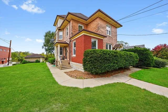 a close view of water heater room