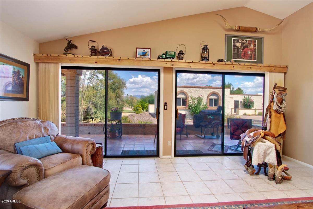 18442 Stirrup Lane Rio Verde, AZ 85263 - Photo 10 of 34 Living room patio door