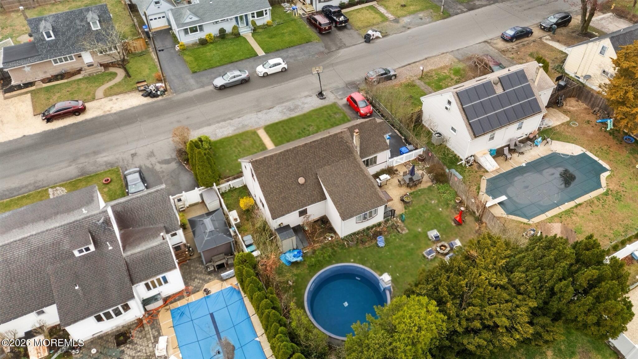109 Harding Drive Brick, NJ 08724 - Photo 33 of 34 an aerial view of residential house with outdoor space and parking