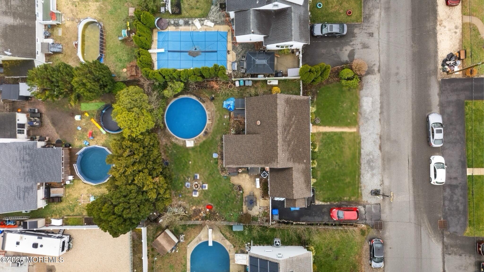 109 Harding Drive Brick, NJ 08724 - Photo 34 of 34 an aerial view of a house with swimming pool