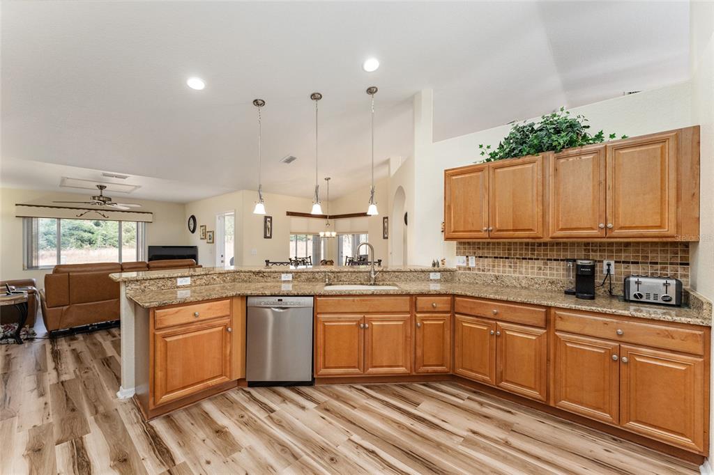 9910 Southeast 138th Loop Summerfield, FL 34491 - Photo 18 of 69 a kitchen with cabinets a sink and appliances