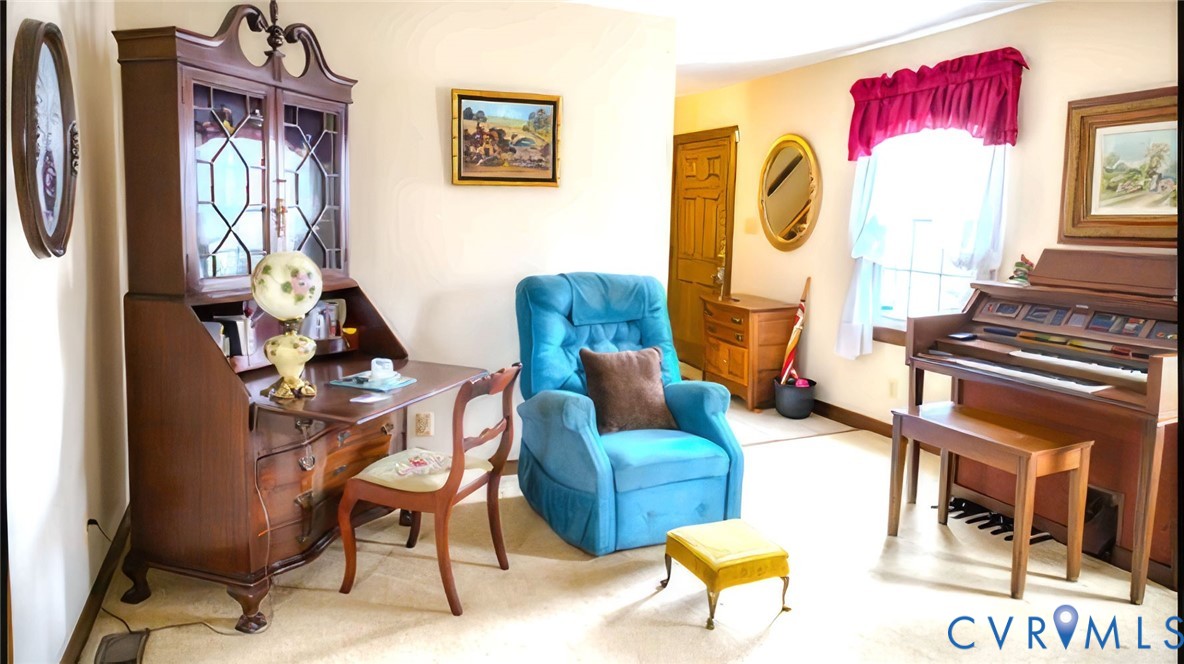 9525 Alfaree Road Richmond, VA 23237 - Photo 6 of 20 Sitting room featuring baseboards and carpet floor