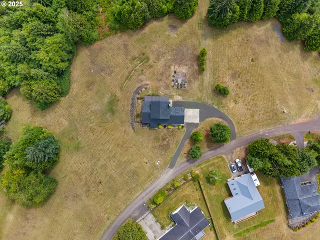 a view of a lake with outdoor space and mountain view