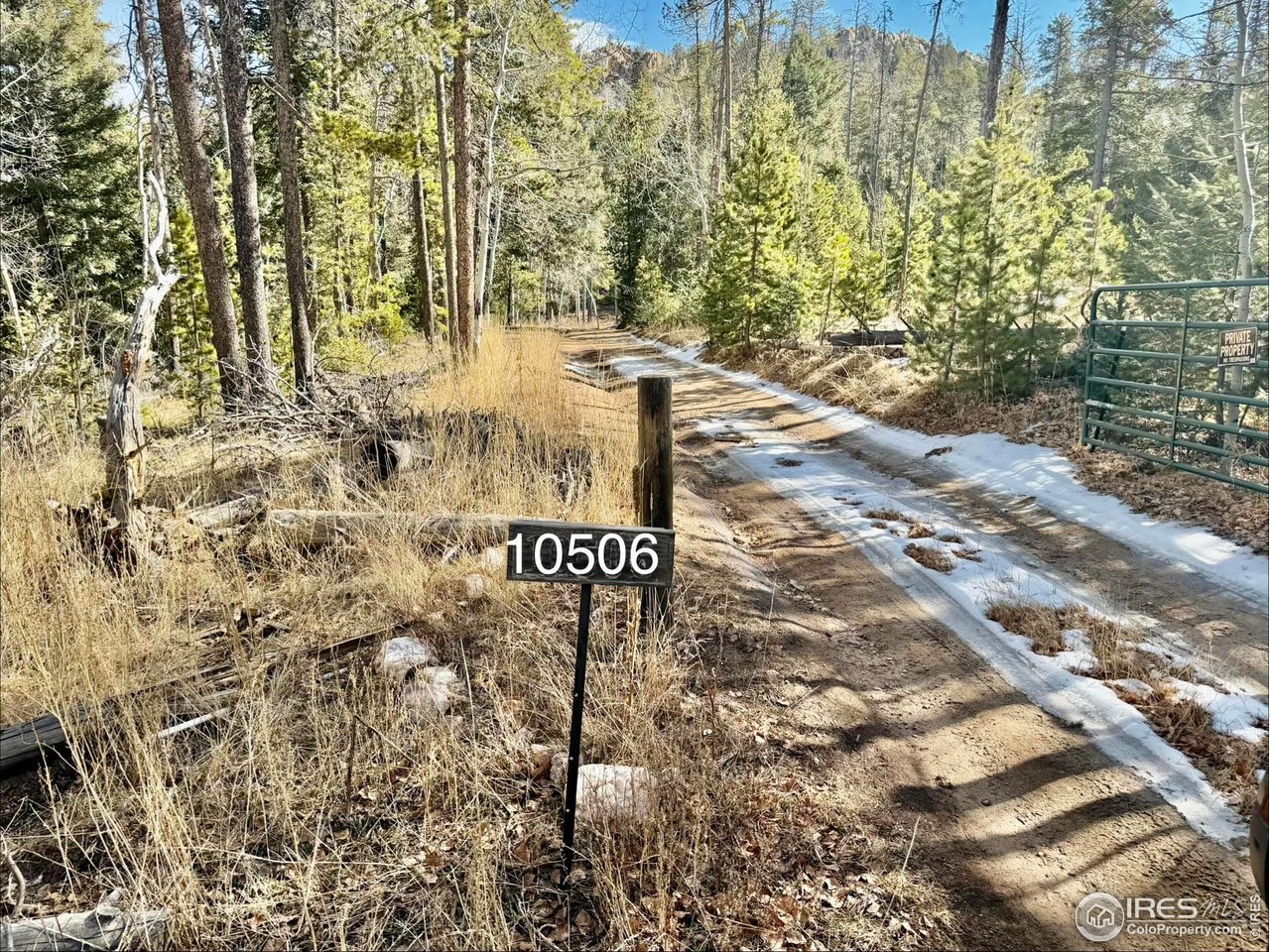 0 Snowy Trail Morrison, CO 80465 - Photo 9 of 16 Navigate towards 10506 Snowy Trl. It is the neighboring home on the NW corner of the 14 acres.