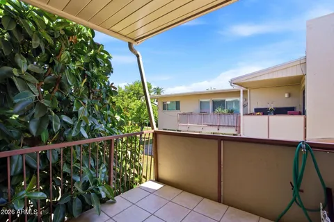 a view of livingroom with furniture and a potted plant