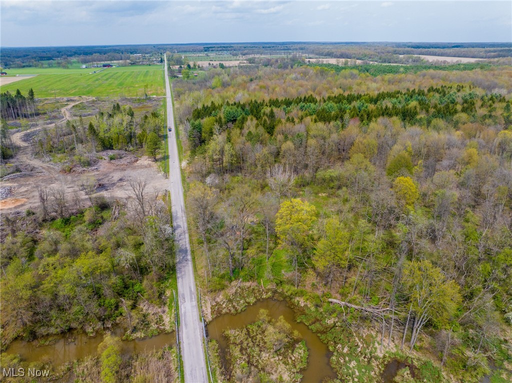 Crosby Creek Road Rome, OH 44085 - Photo 6 of 30 Aerial view of property and surrounding area with rural landscape