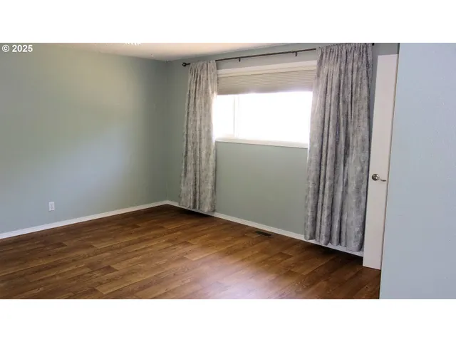 a kitchen with a window