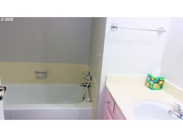 a bathroom with a sink and a bathtub