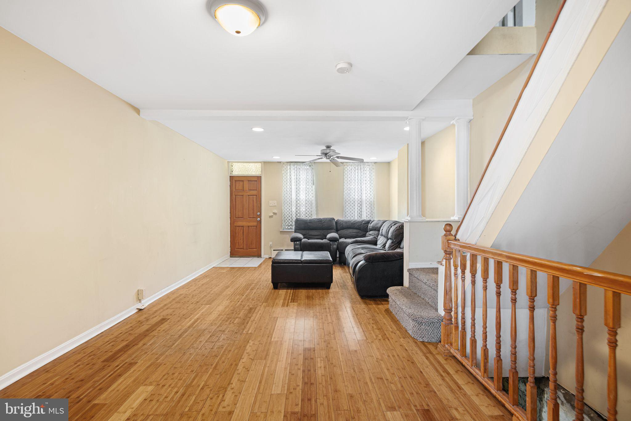 1925 South Alder Street Philadelphia, PA 19148 - Photo 11 of 13 a living room with furniture and a wooden floor