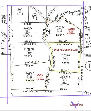 a view of a lake with a house