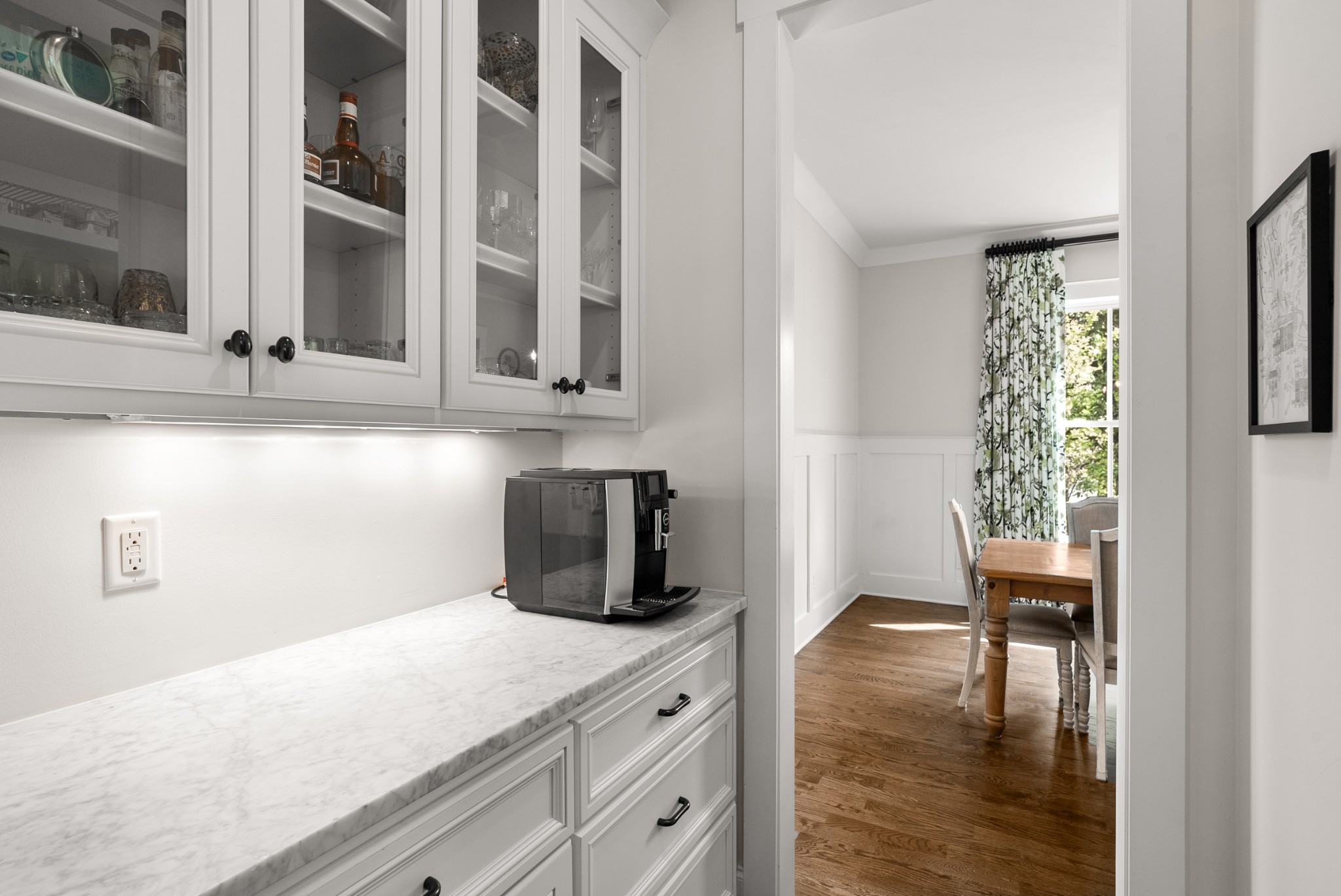 412 Boyd Mill Avenue Franklin, TN 37064 - Photo 22 of 53 a kitchen with stainless steel appliances granite countertop a stove a sink and a microwave