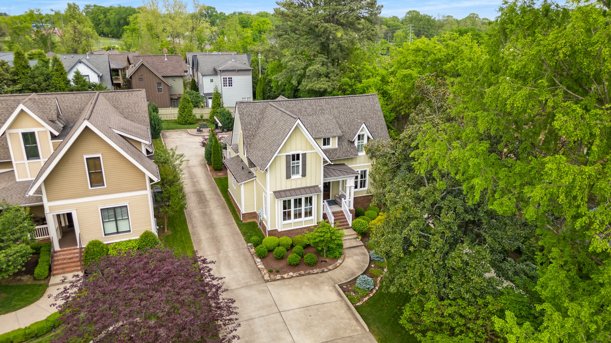 412 Boyd Mill Avenue Franklin, TN 37064 - Photo 50 of 53 front view of a house with a garden