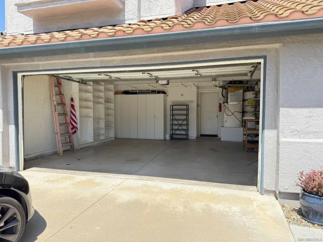 a view of garage