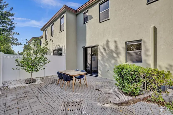 a house with a outdoor space
