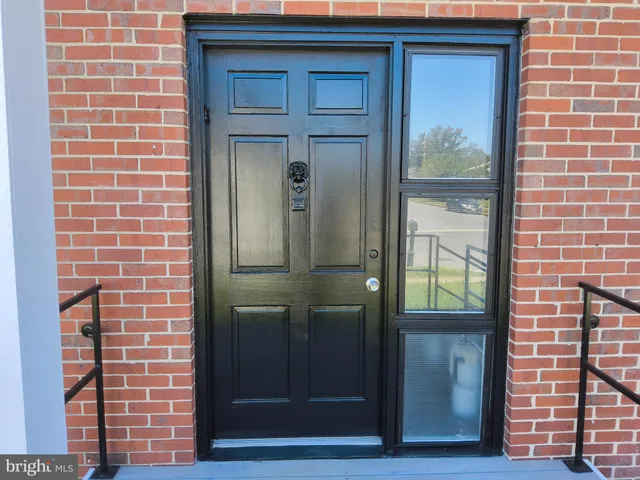 a view of front door