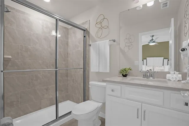 a room with furniture and screen