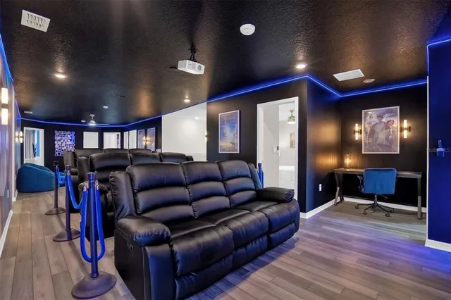 a view of an outdoor sitting area