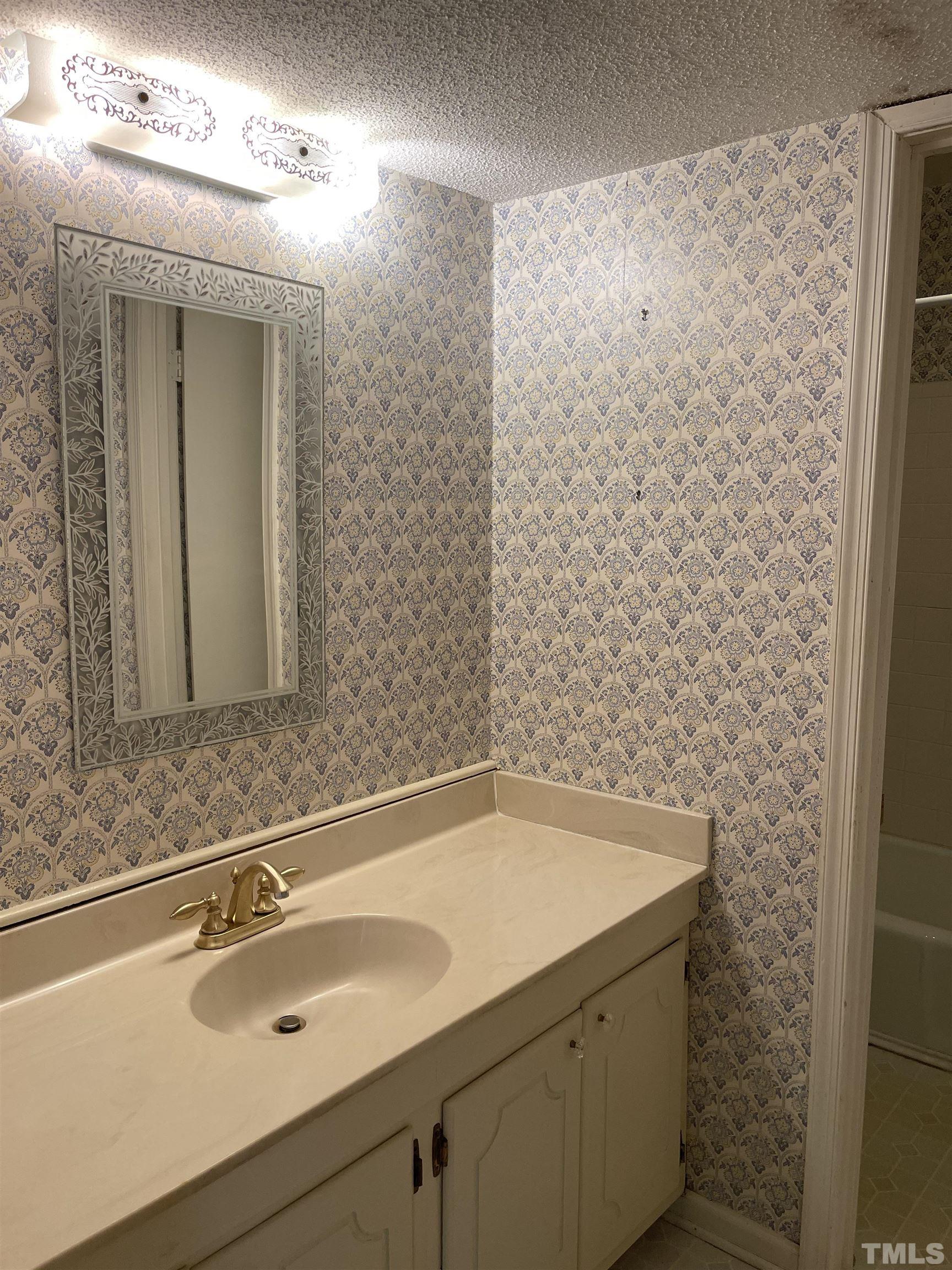 1429 Clermont Road Durham, NC 27713 - Photo 4 of 10 a bathroom with a sink and a mirror