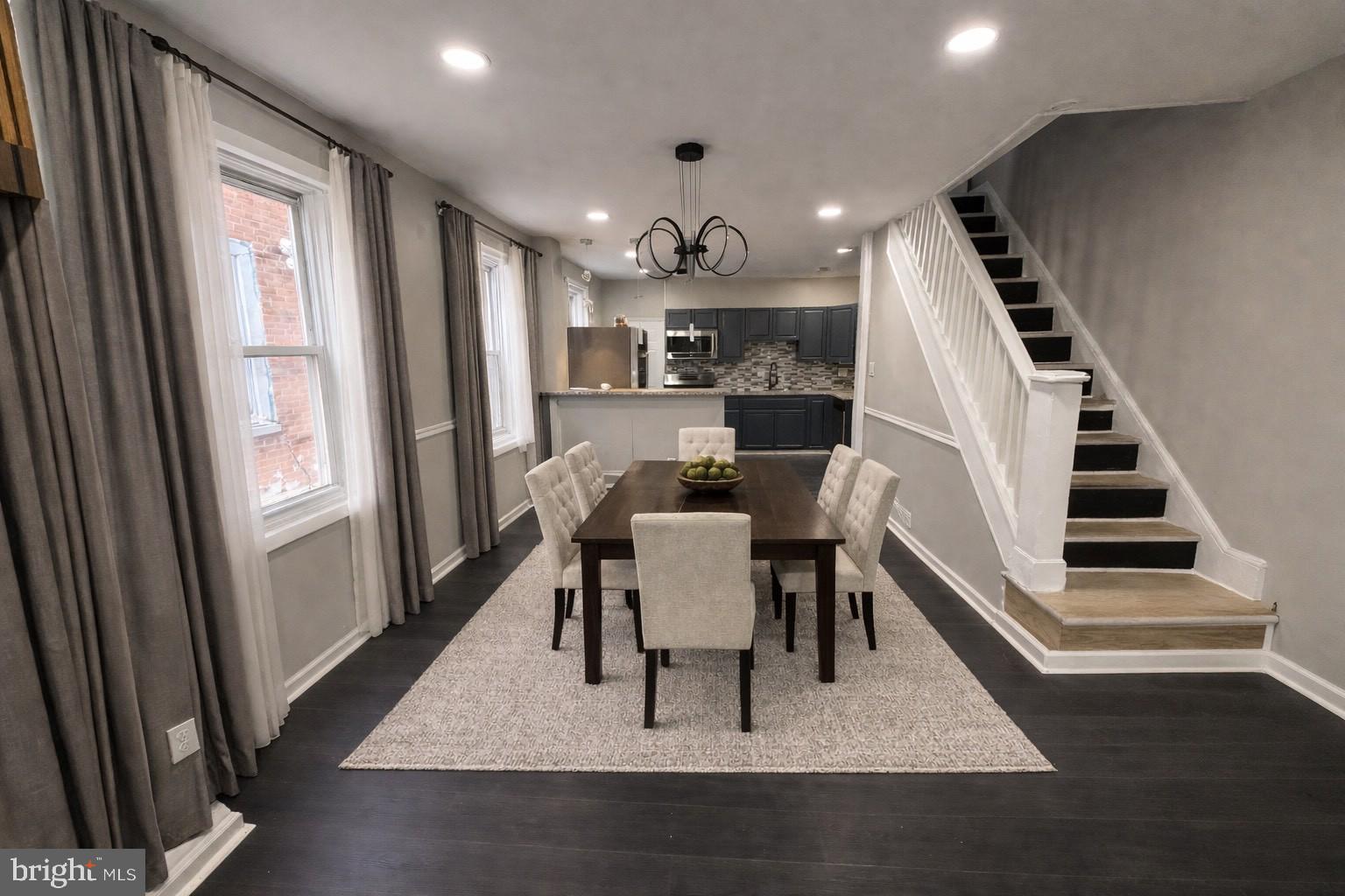 1119 Chestnut Street Darby, PA 19023 - Photo 22 of 37 a view of a dining room with furniture window and wooden floor
