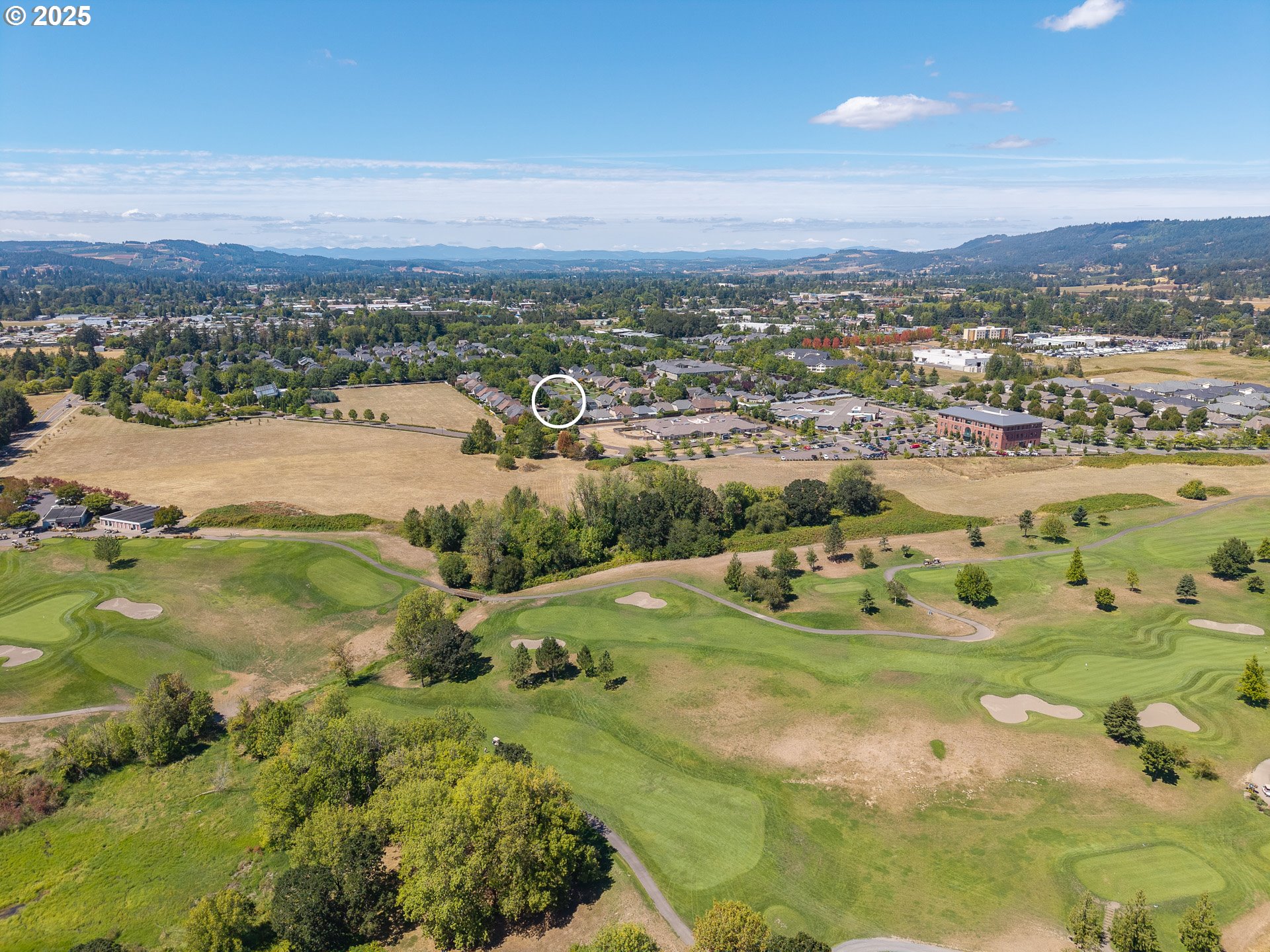 3866 Oak Meadows Loop Newberg, OR 97132 - Photo 46 of 48 a view of a lake with a city